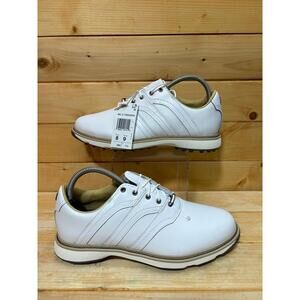 New Adidas MC Z-Traxion Spikeless Golf Shoes White Leather IF2713 Mens 8 / W 9